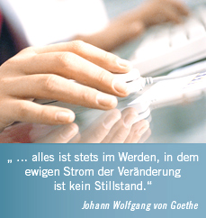 Newsletter alles ist stets im Wandel, in dem ewigen Strom der Veränderung ist kein Stillstand